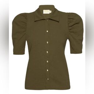 Nation Ltd Ennis Puff Sleeve Shirt